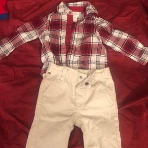 6-9 months button up